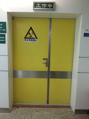 Xray rated door, M*S swing hinged door