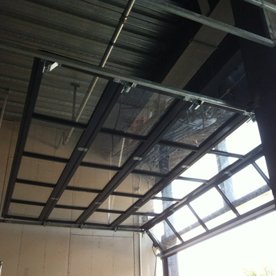 sectional glass garage door